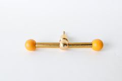 Wide Double Gumball Drawer Pull