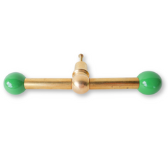 Wide Double Gumball Drawer Pull