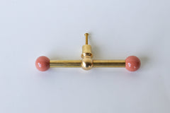 Wide Double Gumball Drawer Pull