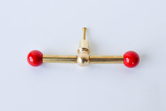 Wide Double Gumball Drawer Pull