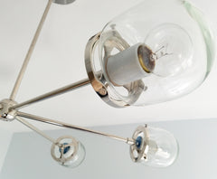 Carousel Chandelier with Glass
