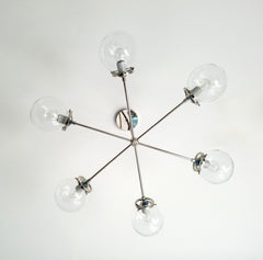 Carousel Chandelier with Glass