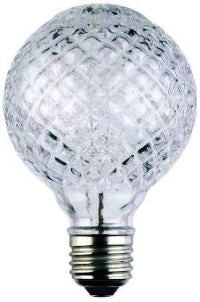 crystal cut light bulb