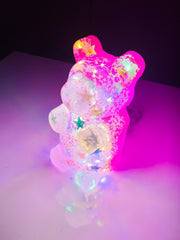 Hot Pink Glow-in-the-dark Nightlight Bear