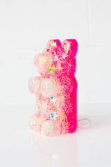 Hot Pink Glow-in-the-dark Nightlight Bear