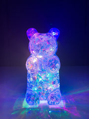 Light Blue Glow-in-the-dark Nightlight Bear