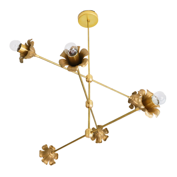 Medium Linear Octavia Chandelier - Sazerac Stitches