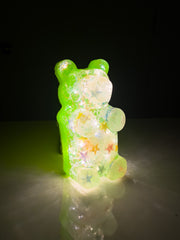 Neon Green Glow-in-the-dark Nightlight Bear