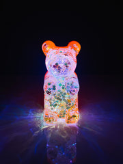Orange Glow-in-the-dark Nightlight Bear