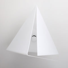 Large Origami Pendant light with an acrylic shade