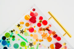 Rainbow Sequin Tray Small