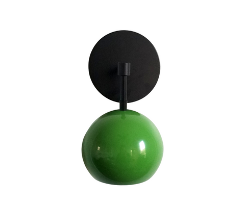 Loa Sconce with Spring Green Shade