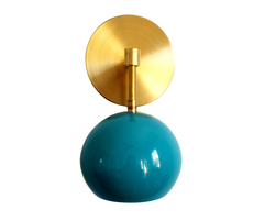 Loa Sconce with Teal Shade