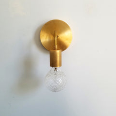 brass simple curvy wall sconce accent lighting brass light fixture gold finish