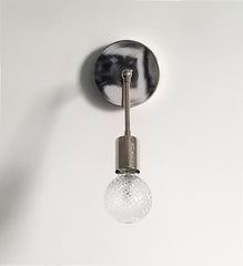 chrome single adjustable wall sconce modern lighting bathroom fixture