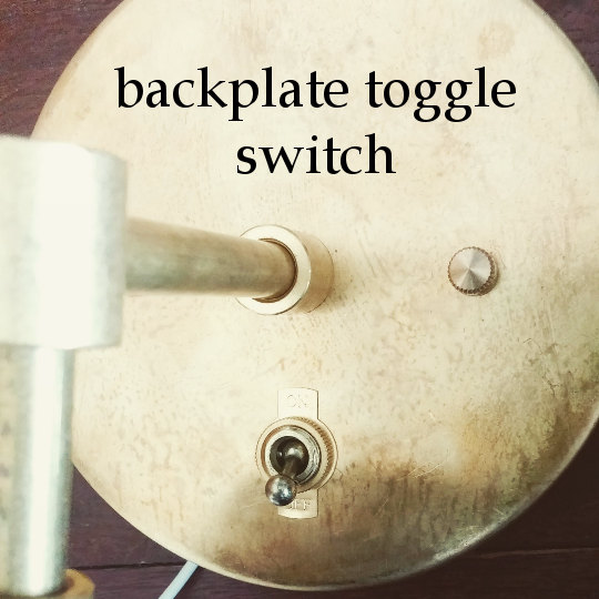Backplate Toggle Switch