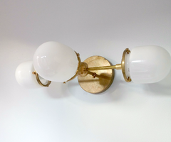 Melpomene Sconce modern brass lighting modern chrome lighting bathroom sconce