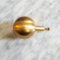 oversized brass ball drawer pull knob cabinet hardware kitchen hardware gold solid brass