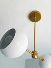 contemporary 2 light chandelier pendant lighting modern light fixture
